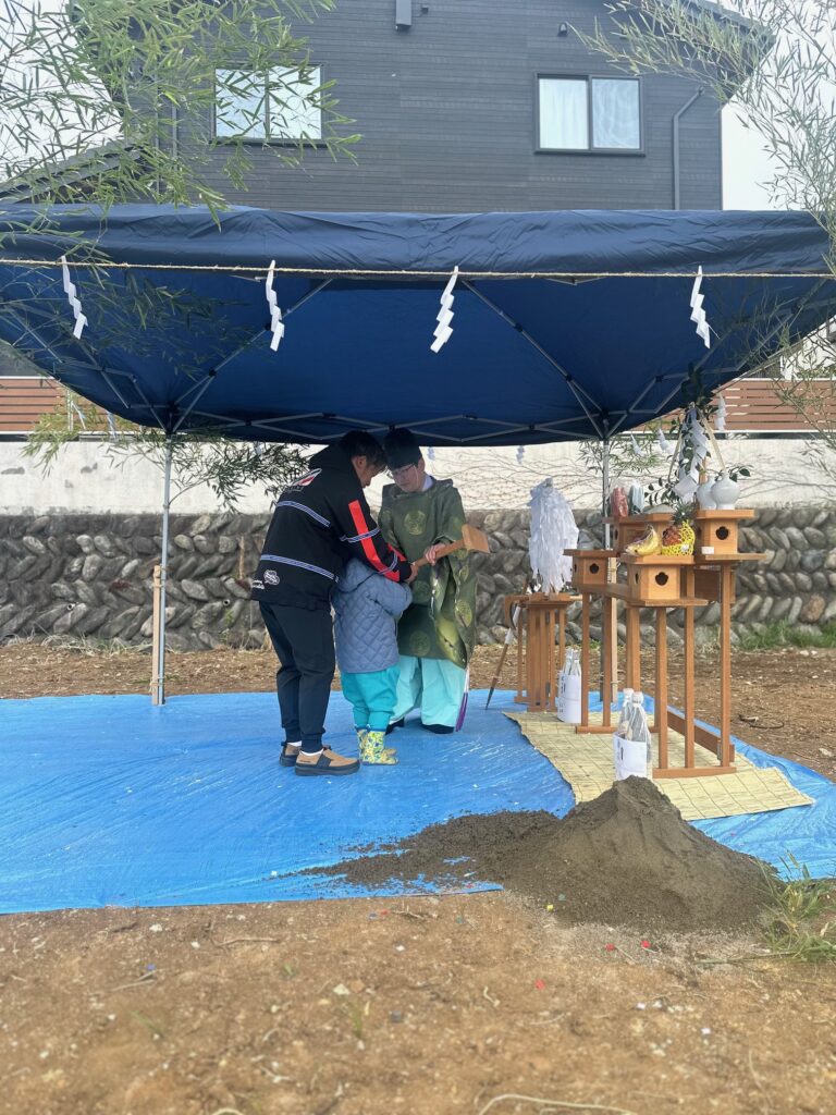 最後までしっかり参加してご近所挨拶もしてくれた5歳の男の子