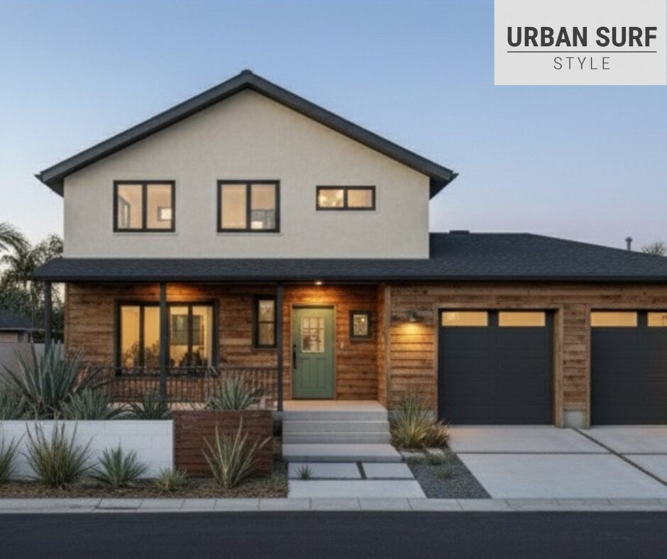 Urban Surf Styleの外観イメージ ブラックを基調としたモダンで高級感のあるサーファーズハウス