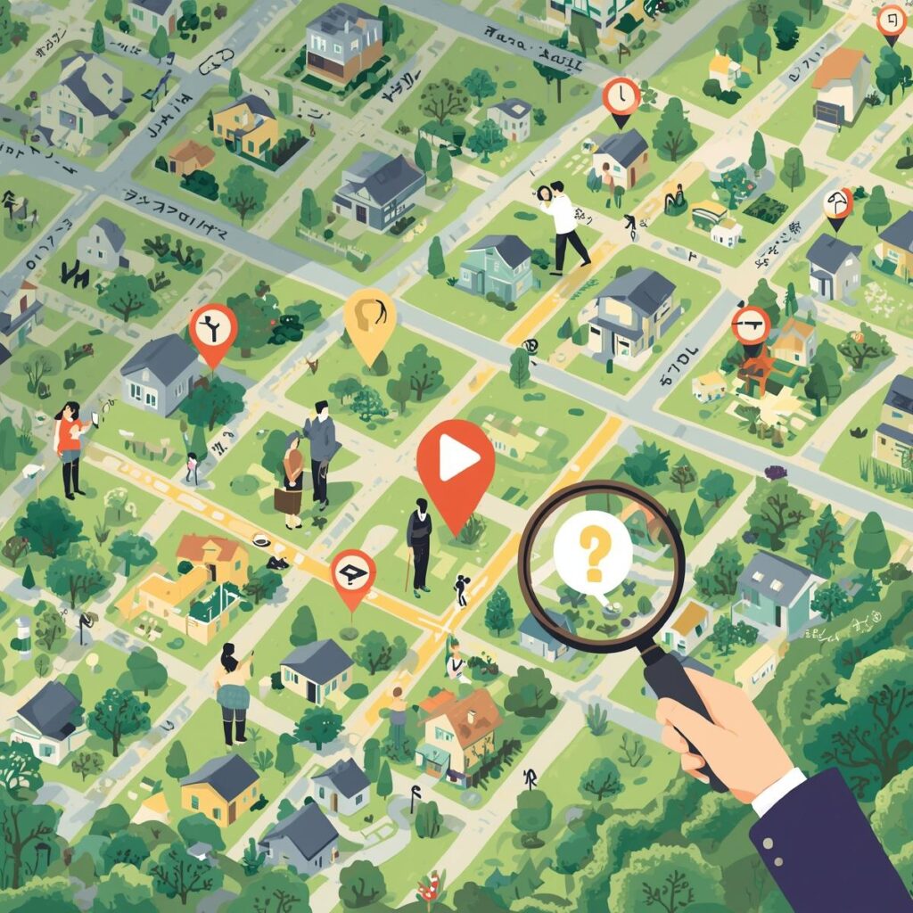 理想の暮らしをイメージする家族 土地探しの第一歩